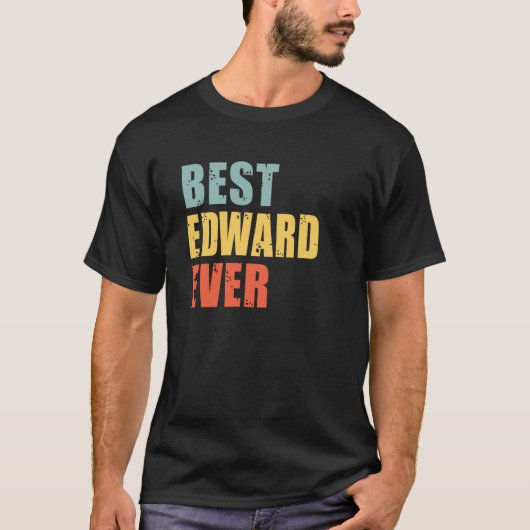 T-shirt Edward Best Ever Edward (Devant)