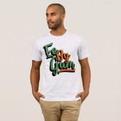 T-shirt Ee By Gum, Yorkshire Dialect, Slang, Anglais (Devant entier)