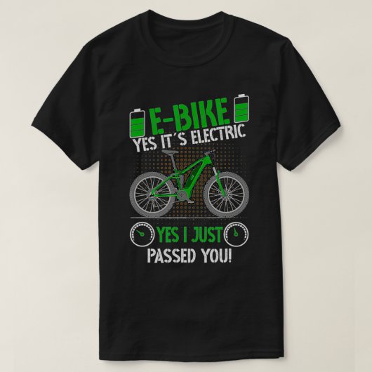 T-shirt Eeke Oui C'est électrique Je viens de vous passer (Design devant)
