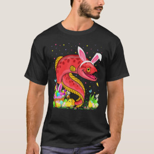 T-shirt Eels Poisson Pâques Oeuf Chasse Bunny Eels Pâques 
