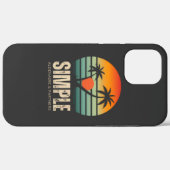 T-shirt Eenvoudige Zonsondergang - Tropisch vibes Case-Mate iPhone Case (Achterkant (horizontaal))