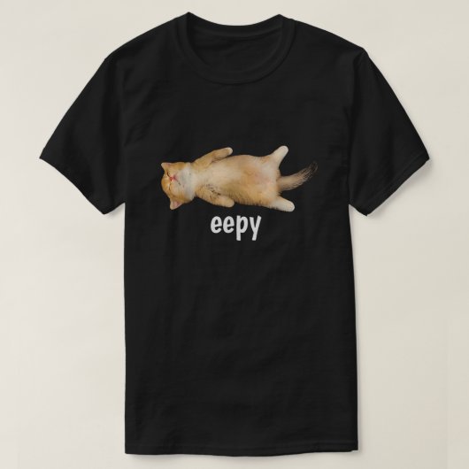 T-shirt Eepy Cat Meme Funny Sleepy Cat Humor Sarcastic  (Design devant)