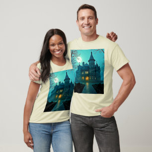 T-shirt Eerie Victorian Mansion Lune