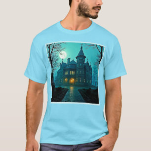 T-shirt Eerie Victorian Mansion Lune