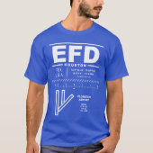 T-shirt EFD de l'aéroport d'Ellington (Devant)