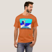 T-shirt Effacer le rétro King (Devant entier)
