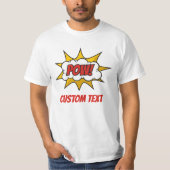T-shirt Effet audio comique Pow (Devant)