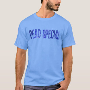 T-shirt Effet de Parties scintillant "Dead Special" T Shir