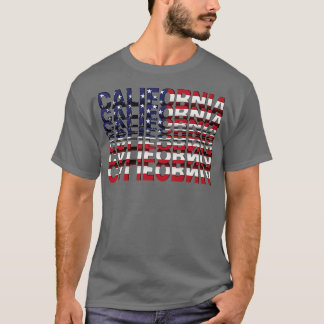 T-shirt Effet Flip Text de Californie