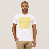 T-shirt Effet jaune citron de peinture (Devant entier)