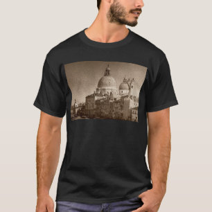 T-shirt Effet Papier Sepia Venise Grand Canal