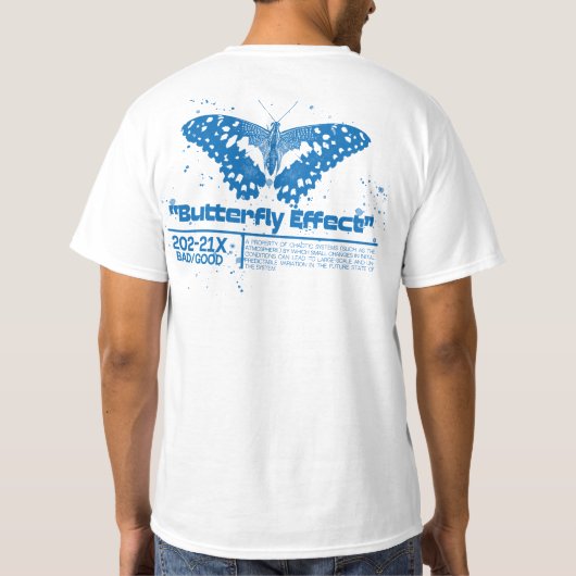 T-shirt Effet papillon (Dos)
