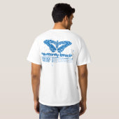 T-shirt Effet papillon (Dos entier)