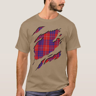 T-shirt Effets de tartan plaid du clan Hamilton