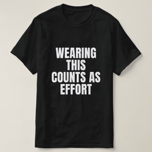 T-shirt Effort Mens (Design devant)