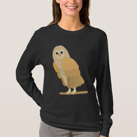 T-shirt Effraie des clochers (Devant)