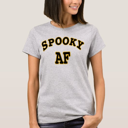 T-shirt éffrayant AF-HALLOWEEN UGLY (Devant)
