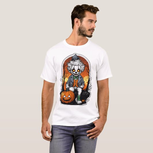 T-shirt Éffrayant Amusement avec Buggy the Clown tee (Devant entier)