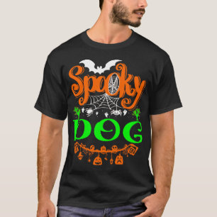 T-shirt Éffrayant Boo Halloween Chien animal Giftidea