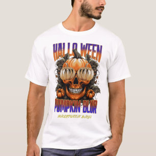 T-shirt Éffrayant Citrouille Halloween Fun & Festive Hol