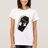 T-shirt Éffrayant Coffin "mort à l'intérieur" des femmes C (Devant)