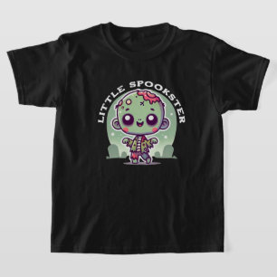 T-shirt Éffrayant, Cute Zombie marcher dans le cimetière,