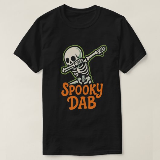 T-shirt éffrayant Dab Halloween (Design devant)