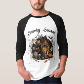 T-shirt Éffrayant de la maison hantée 👻 🎃 (Devant)