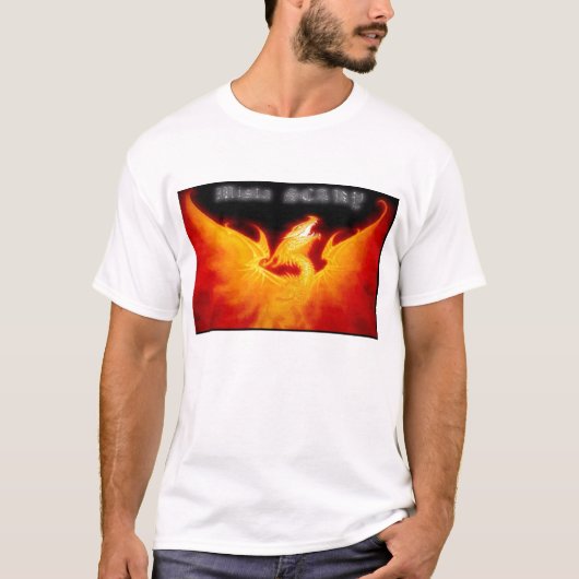 T-shirt EFFRAYANT de Phoenix de dragon du feu de (Devant)
