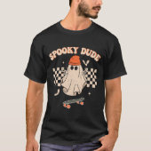 T-shirt Éffrayant Dude Toddler Rétro Hippie Super Hallowee (Devant)