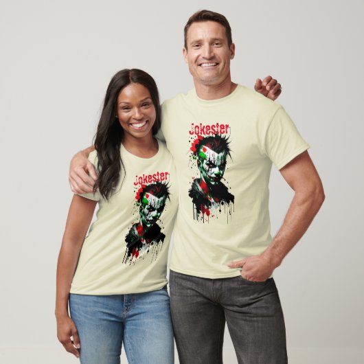 T-Shirt effrayant en encre clown (Unisexe)