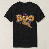 T-shirt Éffrayant Funny Halloween Sloth Boo (Design devant)