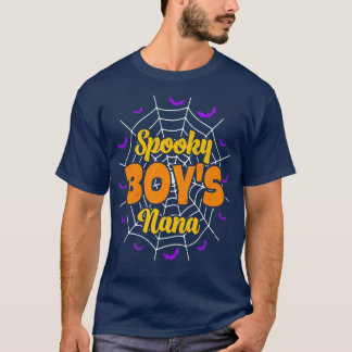 T-shirt Éffrayant Garçon Nana Maman Costume Éffrayant d'Ha