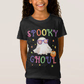 T-shirt éffrayant Ghoul Bright Text Girls (Devant)