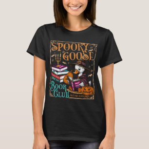 T-shirt Éffrayant Goose Book Club Funny Shirt