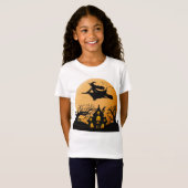 T-shirt éffrayant Halloween (Devant entier)