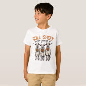 T-shirt Éffrayant Halloween Animaux De Ferme Trick Ou Trea (Devant entier)