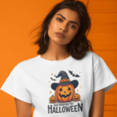 T-shirt Éffrayant Halloween Cancer du sein Conscience Vent