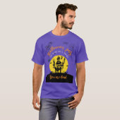 T-shirt éffrayant Halloween - Maison hantée & Ghos (Devant entier)