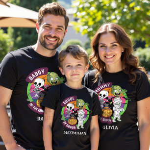 T-shirt Éffrayant Halloween Monster Maman de l'Anniversair