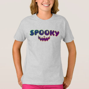 T-shirt Éffrayant Happy Halloween costume pour filles T-sh
