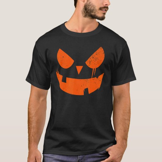 T-shirt Éffrayant Jack-o'-lantern Citrouille du parti Hall (Devant)