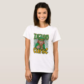 T-shirt Effrayant Leprechaun irlandais malédiction Jour de (Devant entier)