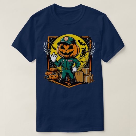 T-shirt Éffrayant Logistique Manager Funny Halloween Witch (Design devant)