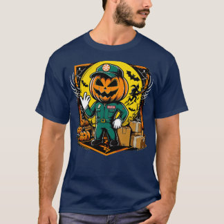 T-shirt Éffrayant Logistique Manager Funny Halloween Witch
