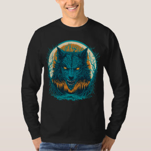 T-shirt Effrayant loup-garou