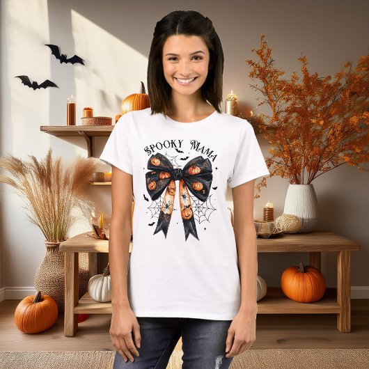 T-shirt Éffrayant Mama Halloween