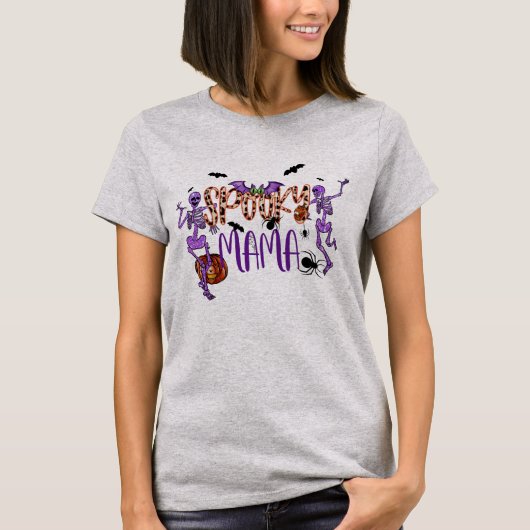 T-shirt ÉFFRAYANT MAMA halloween soeurs ÉFFRAYANTES (Devant)