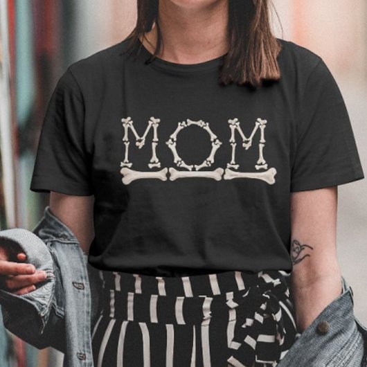 T-shirt Éffrayant Maman Bones Drôle Halloween