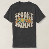 T-shirt Éffrayant maman Matching Retro Halloween Ghost Boo (Design devant)